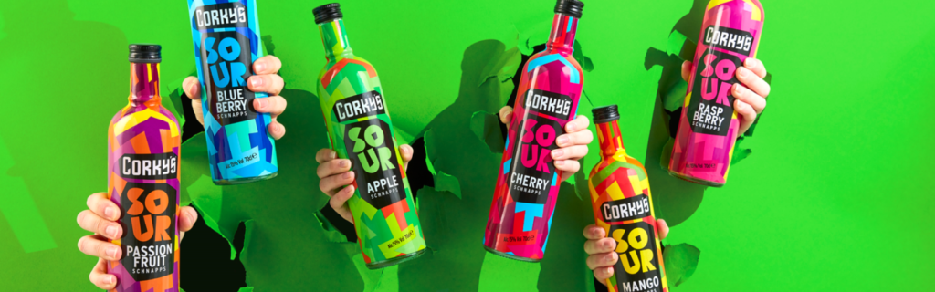 Corky's rebrands with a new geometric design | Global Brands